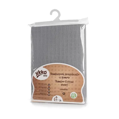 Produktbild von BMB Bettlaken mit Gummizug 120x60, Silber
