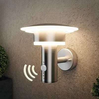 Zdjęcie produktu dla Lampa zewnętrzna z czujnikiem ruchu – lampa ścienna zewnętrzna z czujnikiem ruchu – lampa zewnętrzna z funkcją pracy nocnej – lampa zewnętrzna z czujnikiem ruchu – lampa ścienna zewnętrzna z automatycznym włączaniem