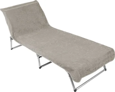 Produktbild von Liegenbezug Frottee für Gartenliege, 100% Baumwolle, 75x215 cm, grau