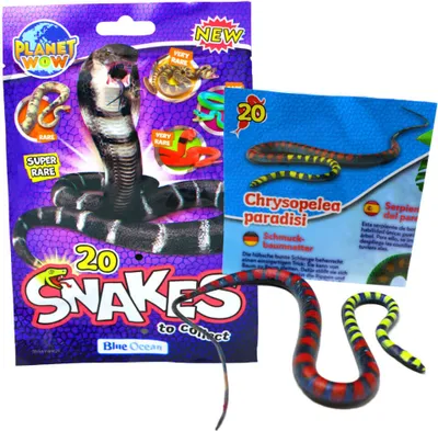 Produktbild von Blue Ocean Snakes Sammelfiguren 2024 - Planet Wow - Figur 20. Schmuck-baumnatter
