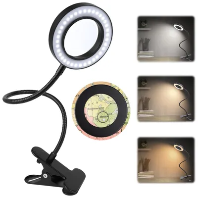 Productafbeelding van 5x Vergrootglas met Licht en 360° Zwanenhals