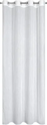 Produktbild von Eurofirany 453733, Durchscheinend, Weiß, Einfarbig, Polyester, Ring, 70 g/m²