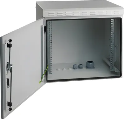 Obrázek produktu pro EFB Elektronik 691709IP55.2, Nástěnný regál, 9U, 100 kg, Šedá