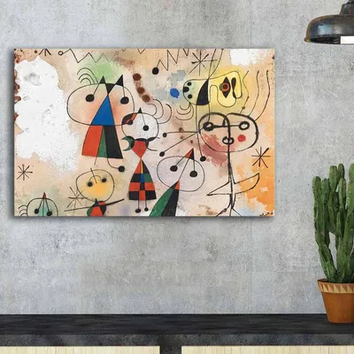 Immagine prodotto di Wallity, FAMOUSART- CVT1431, Colorato, Stampe su tela, 45 x 70 cm, 100% tela scamosciata