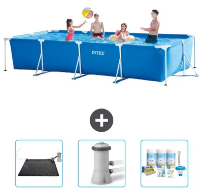 Obrázok produktu pre Obdĺžnikový bazén s rámom – 450 x 220 x 84 cm – 4-dielny – S22362