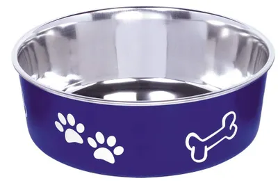 Immagine prodotto di Ciotola in acciaio inox "FUSION", antiscivolo 20 cm 1,80 litri, blu