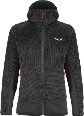 Produktbild von Salewa Tognazza Polarlite Damen Fleecejacke Kapuzenjacke Funktionsjacke schwarz 36