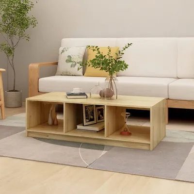 Immagine prodotto di Tavolino The Living Store 110x50x34 cm in legno di pino massiccio