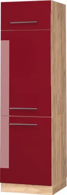 Obrázek produktu pro Skříňka na lednici Vicco Fame-Line Bordó červená vysoký lesk 60 cm, Model 38406