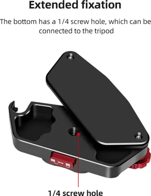 Produktbild von Kamera-Rucksackgurt, Schnellverschluss, Schultergurt-Klemmclip, 1/4 Zoll Schraube, Aluminiumlegierung fuer DSLR ILDC Sportkameras
