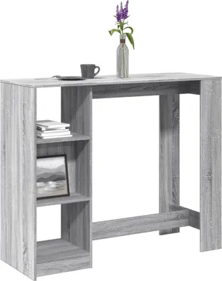 Immagine prodotto di Maison Exclusive - Tavolo bar con ripiano Grigio Sonoma 124x46x103,5 cm Materiale ligneo