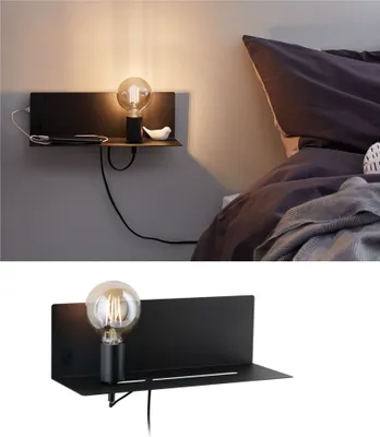Produktbild von Paulmann Wandleuchte mit Ablage Devara E27 max. 40W