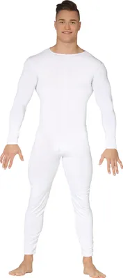 Immagine prodotto di Tuta sportiva bianca di Carnevale costume intero sportivo festa, taglia: 46 - 48 (S) Colore: Bianco