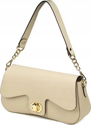 Immagine prodotto di Vera Pelle Classic Beige Borsa Messenger, Vera Pelle