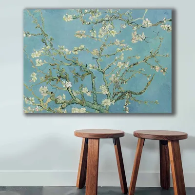 Produktbild von Wallity, 70100VANGOGH050- VNC1227, Bunt, Leinwandbilder, 70 x 100 cm, 100% Leinwand