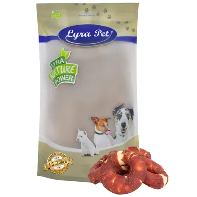 Produktbild von 1 kg Lyra Pet® Kauringe mit Entenbruststreifen