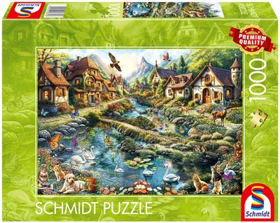 Image de Schmidt Spiele 58874, 1000 pièces, Paysage, 12 ans