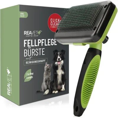Immagine prodotto di Spazzola autopulente per cani e gatti, per la cura del pelo
