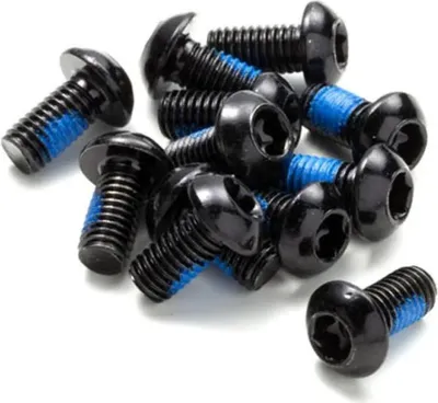 Image de Vis inversée M5x10mm noire - 12pcs, disque 01804