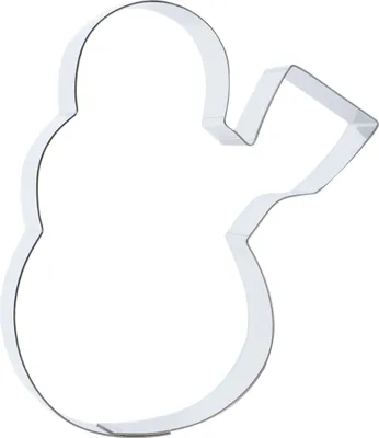 Produktbild von 1 Keks - Ausstecher Schneemann mit Besen