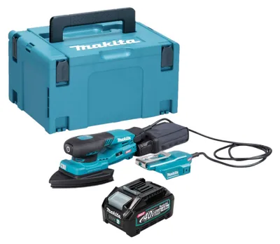Produktbild von Makita BO 006 CGM101 Akku Deltaschleifer 40 V max. 100 x 150 mm 3,0 mm Hub Brushless + 1x Akku 4,0 Ah + Makpac - ohne Ladegerät