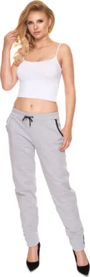 Immagine prodotto di PeeKaBoo - Pantaloni da donna in felpa Wastes grigio S/M