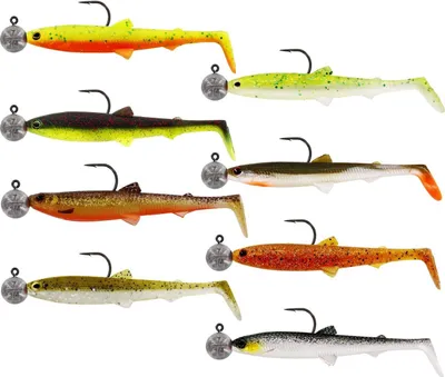 Produktbild von Westin BullTeez 9,5 cm Rigged Mit 7 gr 4/0 Jig 2st. Clear Water Mix 6