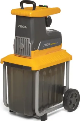 Immagine prodotto di Tritacespuglia elettrico STIGASilent 2500, 2500 Watt, cesto di raccolta da 60 litri