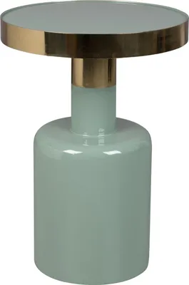 Produktbild von Zuiver Glam Beistelltisch Rund 36 cm Grün/ Gold