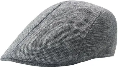 Produktbild von Linnen Baret, grijs, one size fits all, ademend