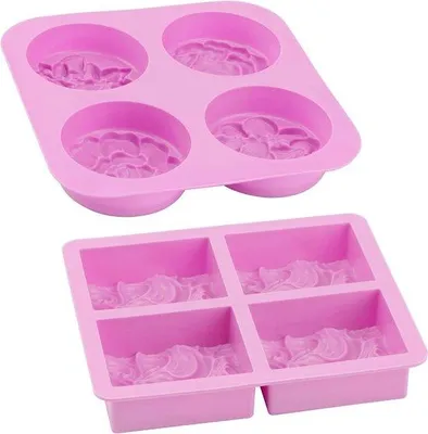 Produktbild von Silikonrechtecke für Blumenformen zum Backen von Schokoladenkuchen