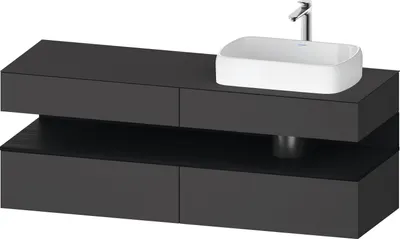 Produktbild von DURAVIT QA4778016490000 QAT KWTU WH Eck 1600x550x600 Gt Mt. H