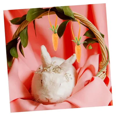 Produktbild von Osterkarotten Dekoration Schaumkarotten Aufhänger Künstliche Möhren für Ostern
