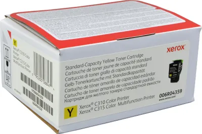Produktbild von Xerox ® C310 Farbdrucker/C315 Farb-Multifunktionsdrucker Standardkapazität-Tonermodul Gelb (2000 Seiten) - 006R04359, 0 Seiten, 2000 Seiten, Gelb, 1 Stück(e)