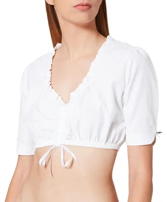 Productafbeelding van Stockerpoint dames B-1018 dirndlblouse, wit, maat 38