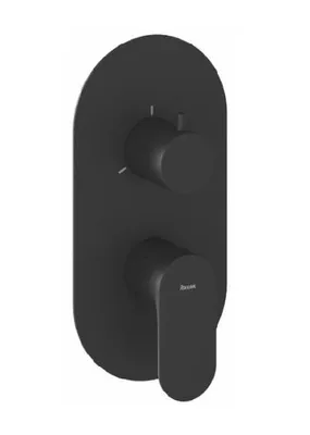 Produktbild von Ravak Eleganta - Unterputzarmatur für 3 Verbraucher, schwarz matt X070297