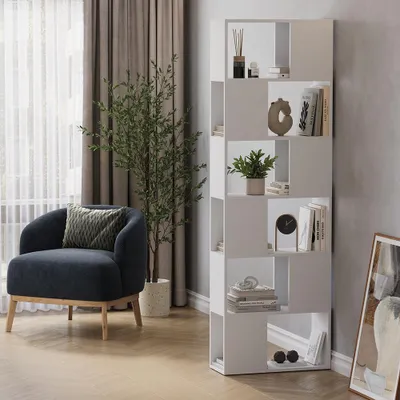 Obrázok produktu pre Rozdeľovač izieb Vicco Eneos biely 60 x 186 cm, Model 55627