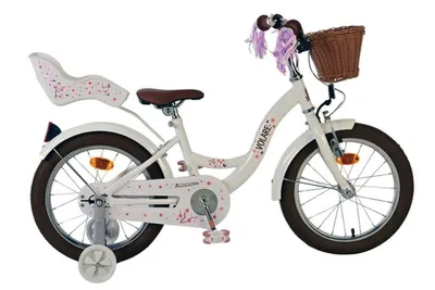 Image de Vélo enfant Volare Blossom - Fille - 16 pouces - Blanc