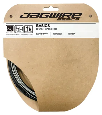 Produktbild von Jagwire Bremszugset Basic Universal Schwarz - zeitgemäße Lösung für Felgenbre...