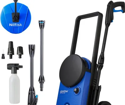 Image de Nilfisk Core 130-6 PowerControl - HOME EU Nettoyeur haute pression vertical électrique 462 l/h Noir, Bleu