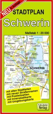 Obrázok produktu pre Stadtplan Schwerin 1 : 20 000