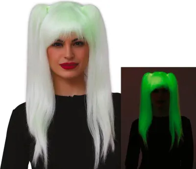 Obrázek produktu pro Kids' Favorite fluorescenční paruka s copánky blond 2026