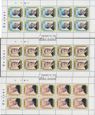 Produktbild von Briefmarken Gibraltar 1980 Mi 405Klb-407Klb Kleinbogen (kompl.Ausg.) postfrisch Bedeutende Persönlichkeiten