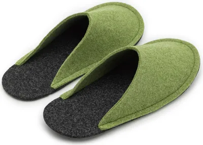 Produktbild von PANTOFFELMANN Gästepantoffel mit Filzsohle Filzpantoffel faltbar Pantoffel Hausschuhe Filzlatschen lind XL(44-47)