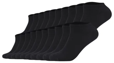 Produktbild von s.Oliver Uni Socken, 20er Pack - Sneaker, einfarbig Schwarz 39-42