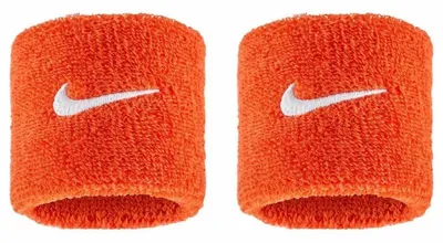 Image de Poignets éponges Nike Swoosh Classic orange