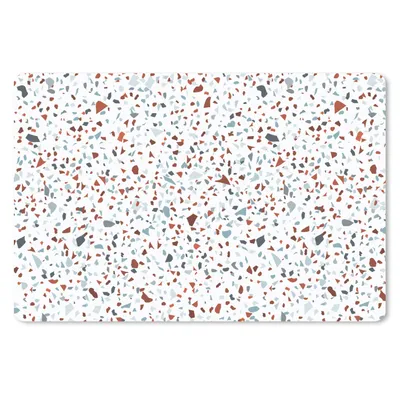 Produktbild von MuchoWow® Schreibtischunterlage Terrazzo - Design - Grau - Braun 60x40 cm - XXL Mauspad - Großes Mauspad