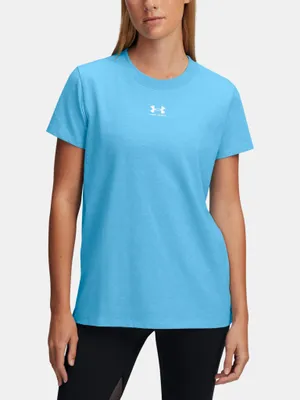 Produktbild von Under Armour Damen-T-Shirt Ua Rival Core Ss 1383648-453__XS