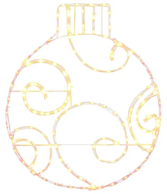 Imagen del producto de vidaXL Adorno navideño LED LOVIISA, 160 LEDs, color rojo, 55 x 65 cm