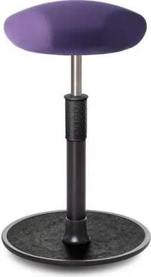 Produktbild von Sitz- Stehhocker Free Tall Triangel Gestrick Lila schwarz /schwarz.